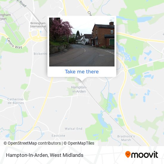 Hampton-In-Arden map