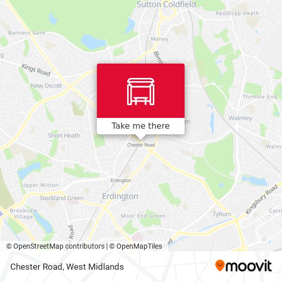 Chester Road map