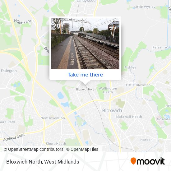 Bloxwich North map