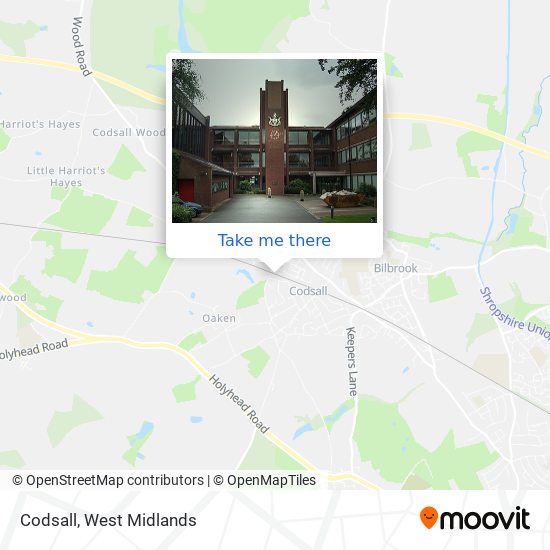 Codsall map