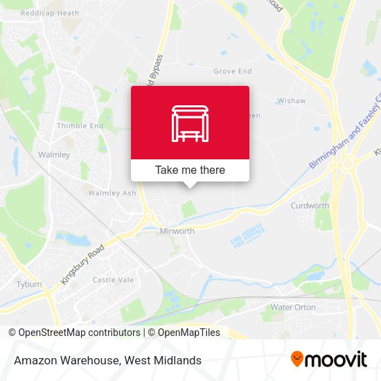 Amazon Warehouse map