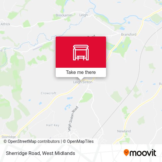 Sherridge Road map