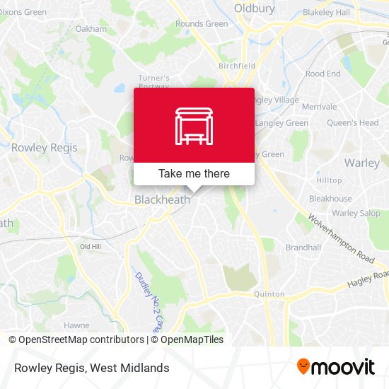 Rowley Regis map