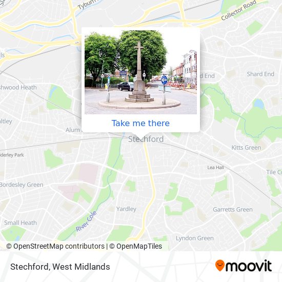 Stechford map