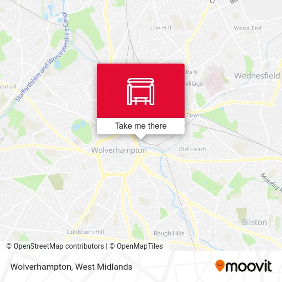 Wolverhampton map