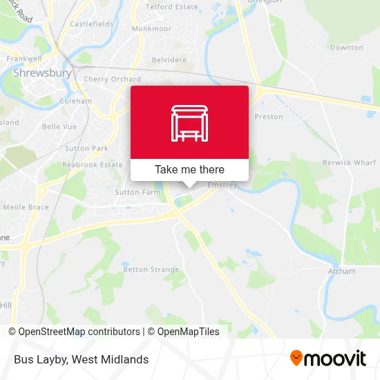 Bus Layby map