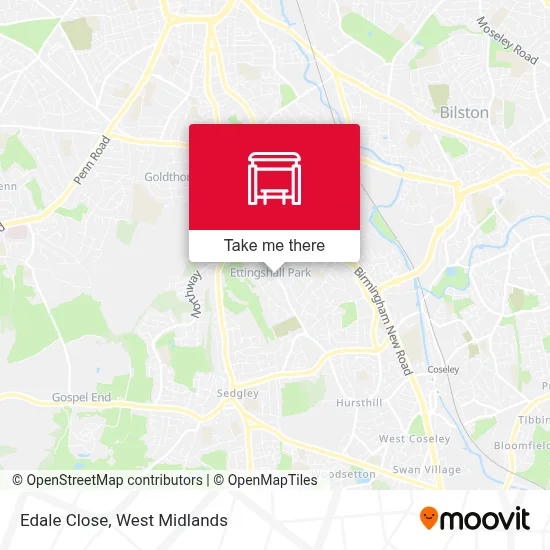 Edale Close map