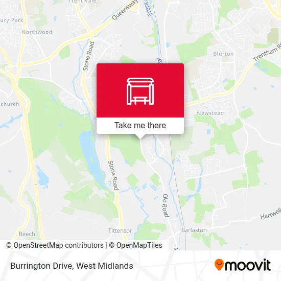 Burrington Drive map