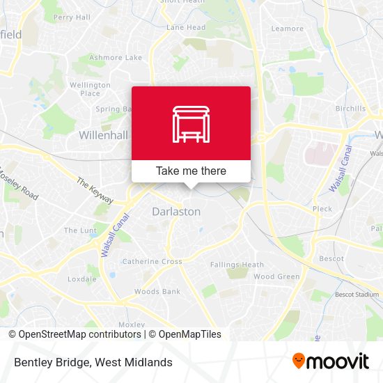 Bentley Bridge map