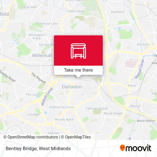 Bentley Bridge map