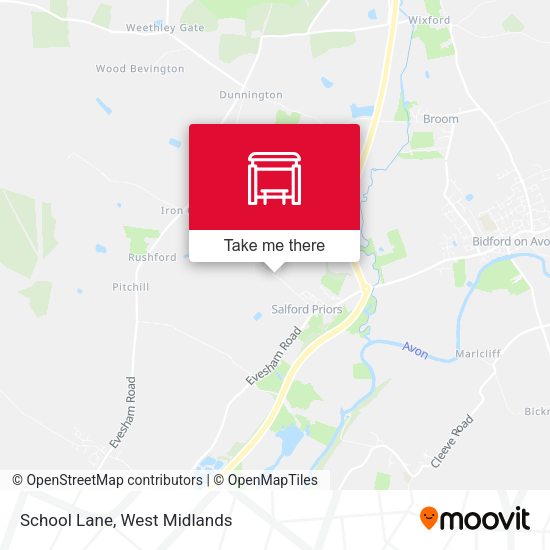 School Lane map