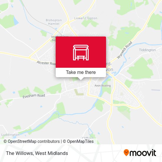 The Willows map