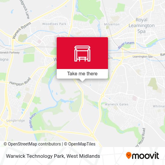Warwick Technology Park map