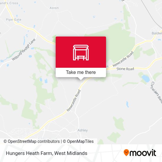 Hungers Heath Farm map