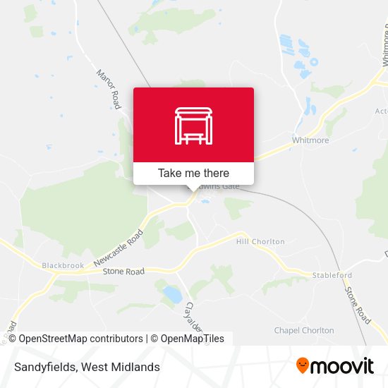 Sandyfields map