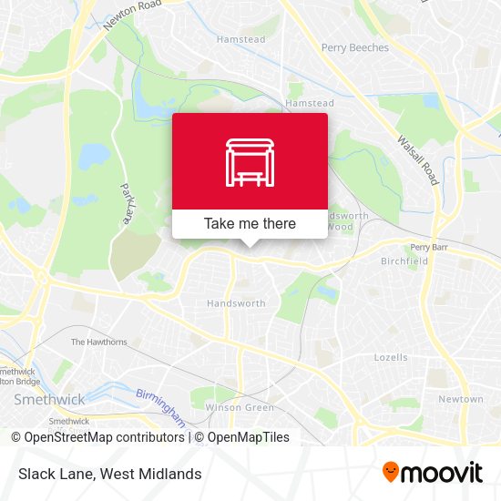Slack Lane map