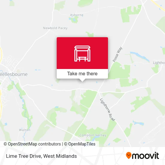 Lime Tree Drive map