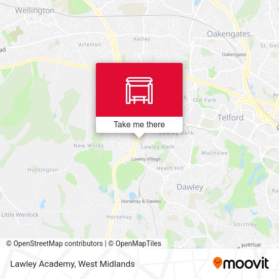 Lawley Academy map