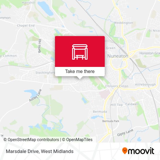 Marsdale Drive map