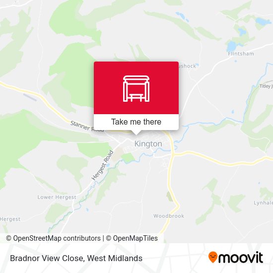 Bradnor View Close map