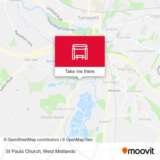 St Pauls Church map