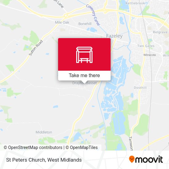 St Peters Church map