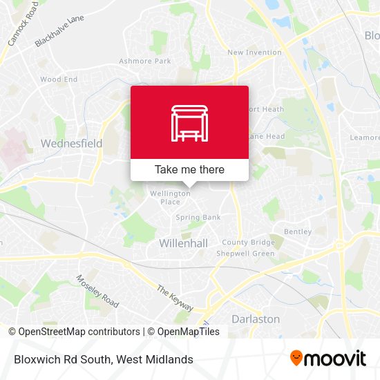 Bloxwich Rd South map