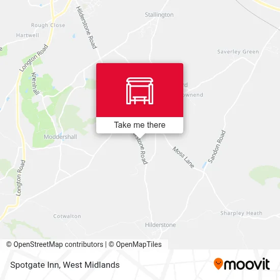 Spotgate Inn map