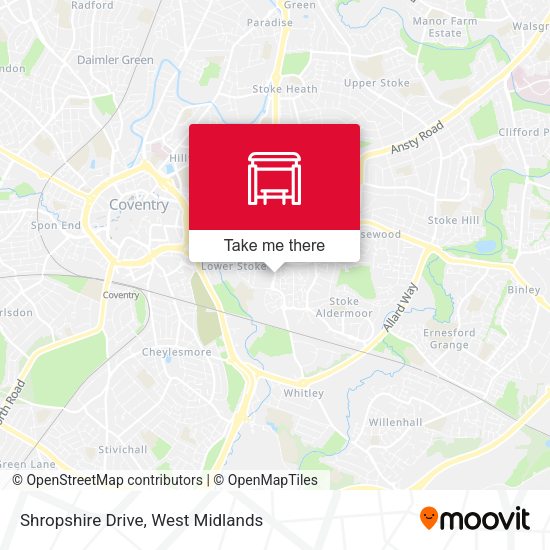 Shropshire Drive map