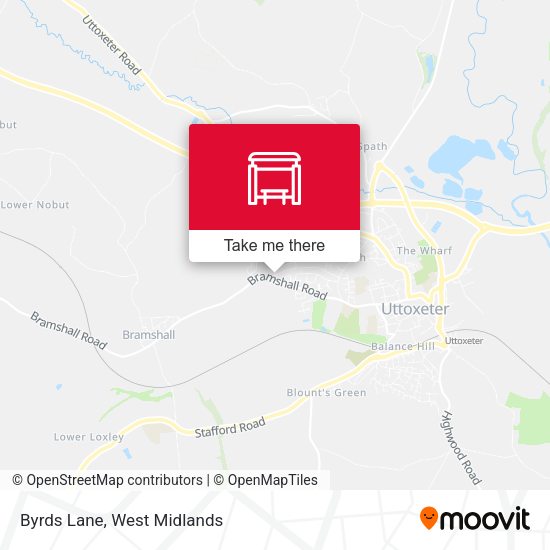 Byrds Lane map