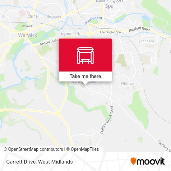 Garrett Drive map