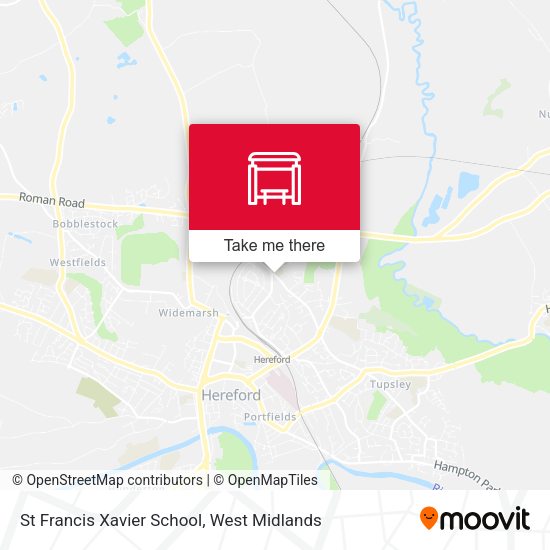 St Francis Xavier School map