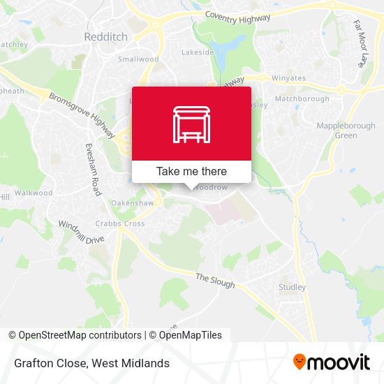 Grafton Close map