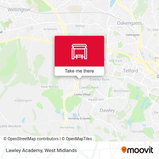 Lawley Academy map