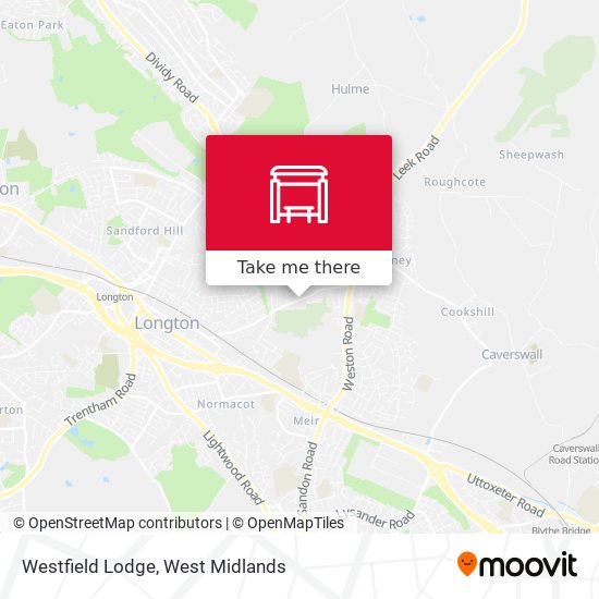 Westfield Lodge map