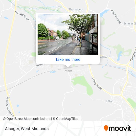 Alsager map