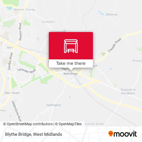 Blythe Bridge map