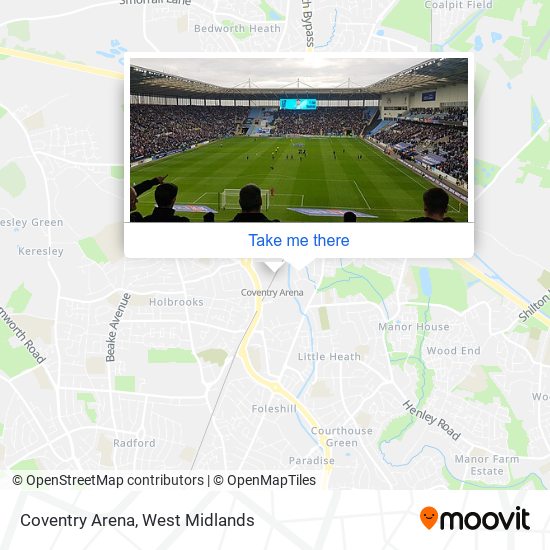 Coventry Arena map