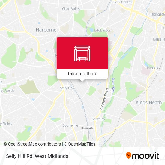 Selly Hill Rd map
