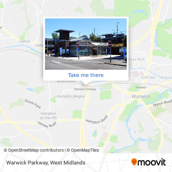 Warwick Parkway map