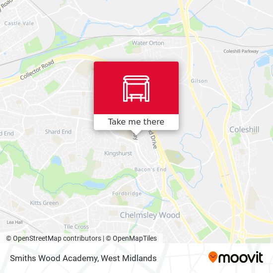 Smiths Wood Academy map