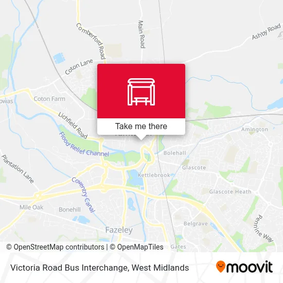 Victoria Road Bus Interchange map