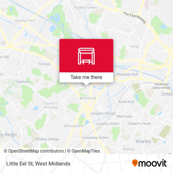 Little Eel St map
