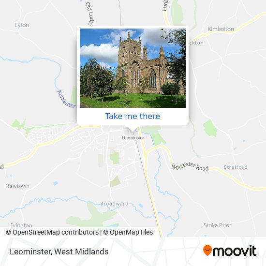 Leominster map