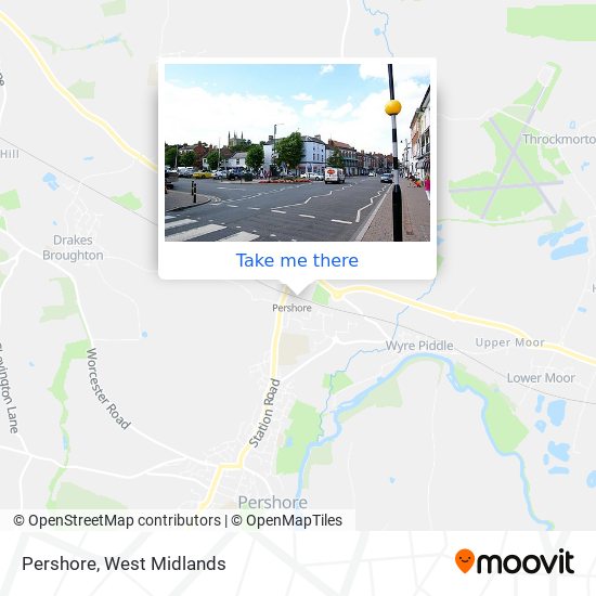 Pershore map