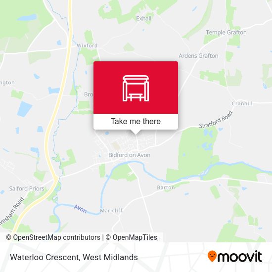 Waterloo Crescent map