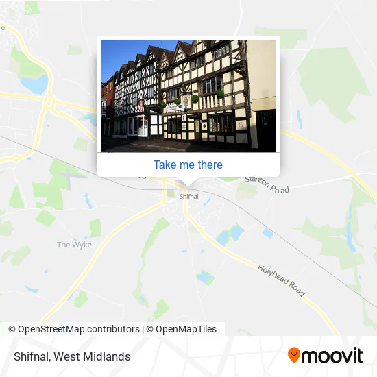 Shifnal map