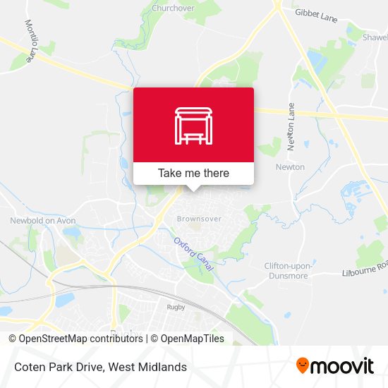 Coten Park Drive map