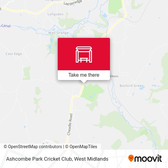 Ashcombe Park Cricket Club map