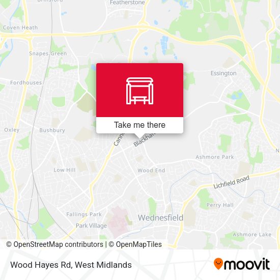 Wood Hayes Rd map